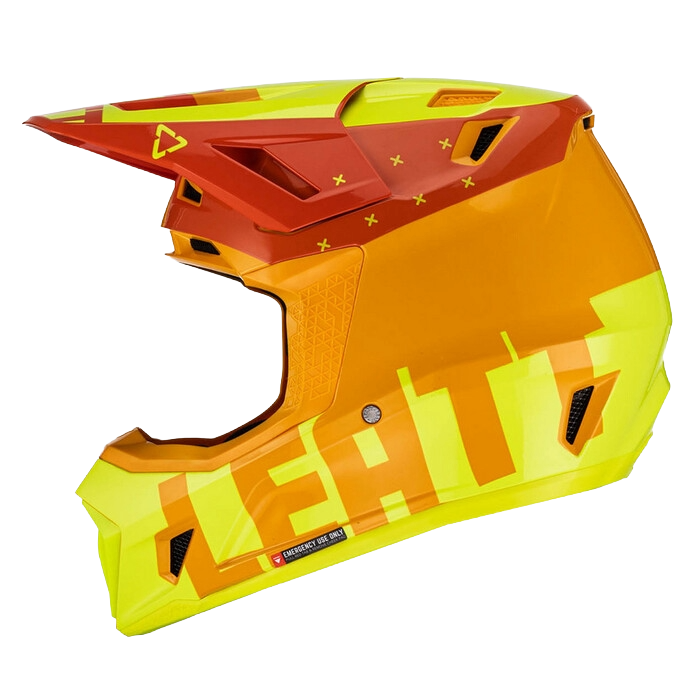 Leatt Moto 7.5 Helmet with Goggles Yellow
