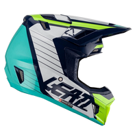 Leatt Moto 7.5 Helmet with Goggles Blue