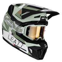 Casco con Gafas Leatt Moto 7.5 Verde
