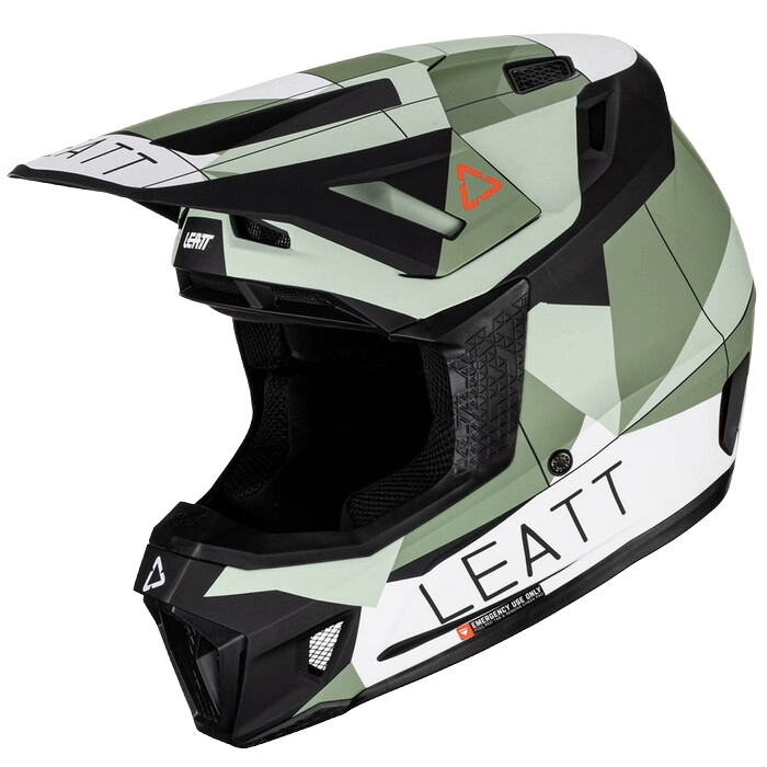 Casco con Gafas Leatt Moto 7.5 Verde