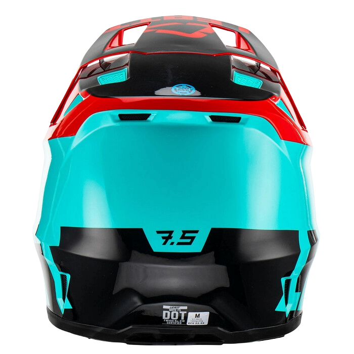 Casco con Gafas Leatt Moto 7.5 Azul Claro