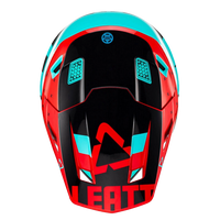 Casco con Gafas Leatt Moto 7.5 Azul Claro