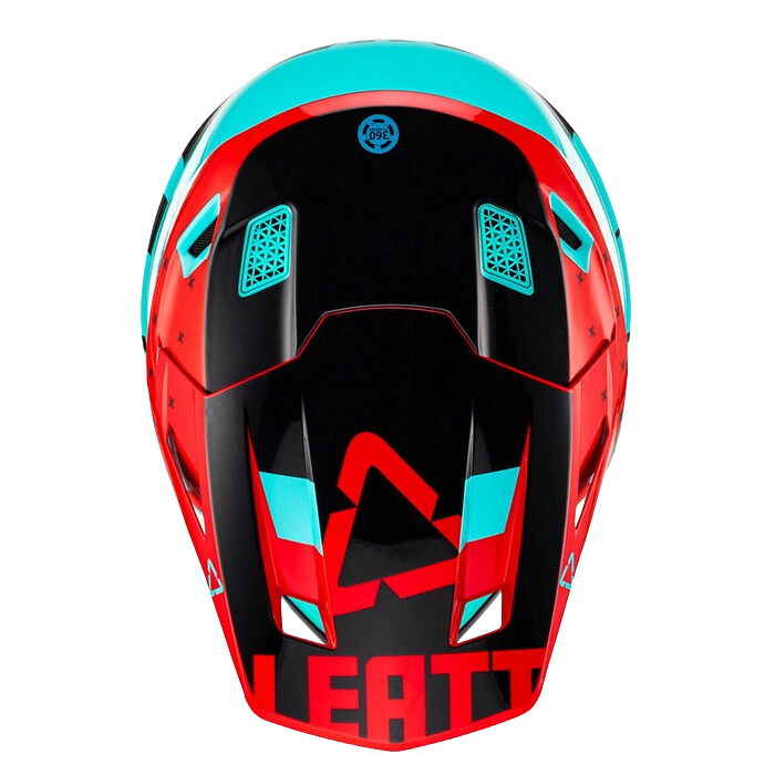 Casco con Gafas Leatt Moto 7.5 Azul Claro