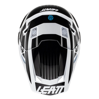 Casco con Gafas Leatt Moto 7.5 Negro / Blanco