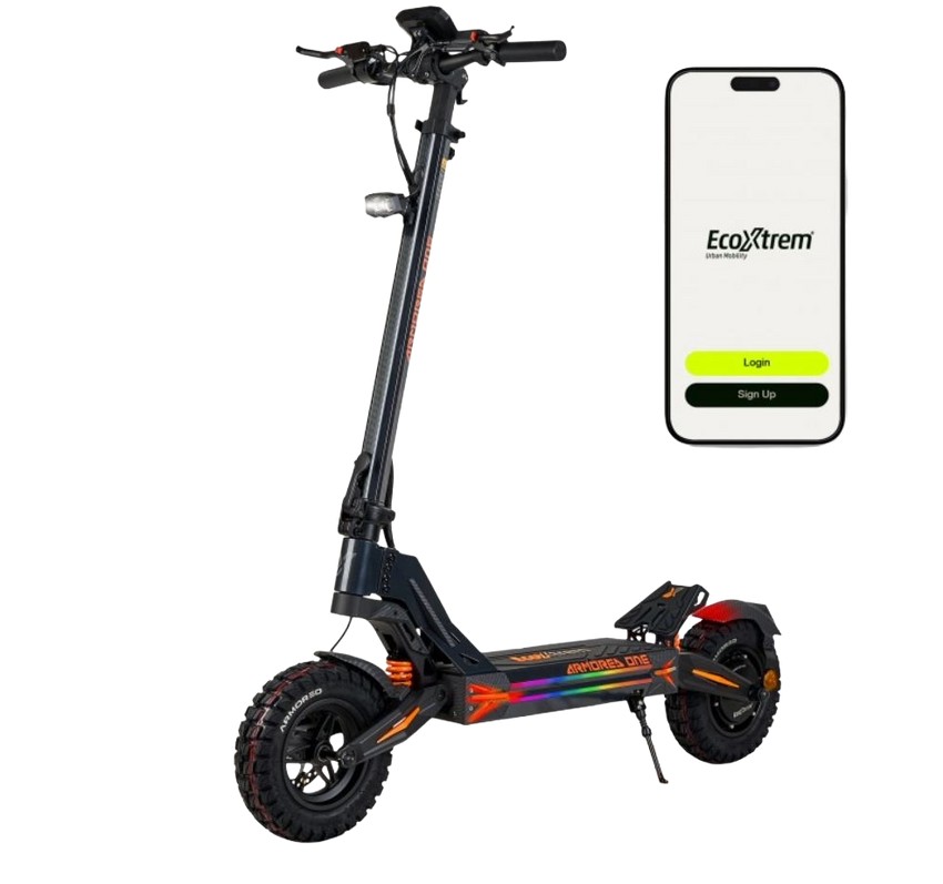 ECOXTREM M41 ARMORED ONE Patinete Eléctrico | 2026 Model - E-NextRiders Sport Pro Gear