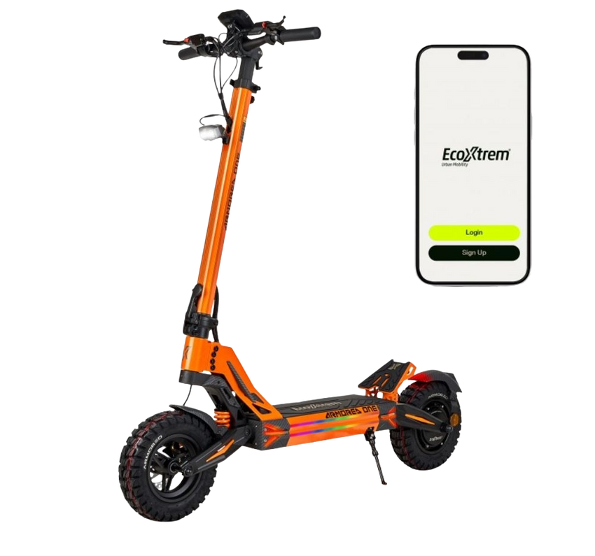 ECOXTREM M41 ARMORED ONE Patinete Eléctrico | 2026 Model - E-NextRiders Sport Pro Gear