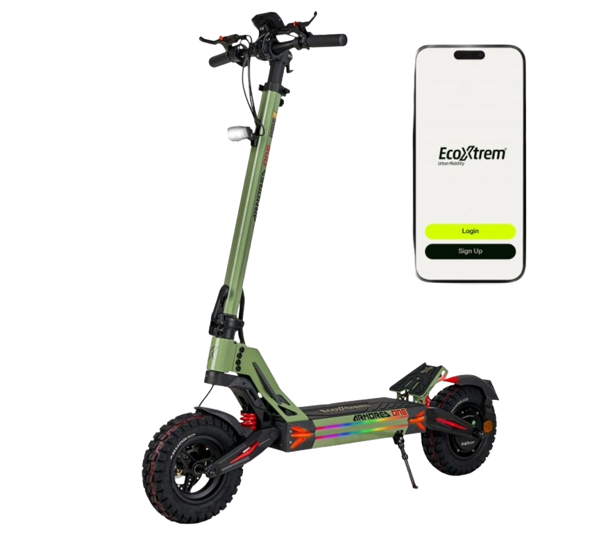 ECOXTREM M41 ARMORED ONE Patinete Eléctrico | 2026 Model - E-NextRiders Sport Pro Gear